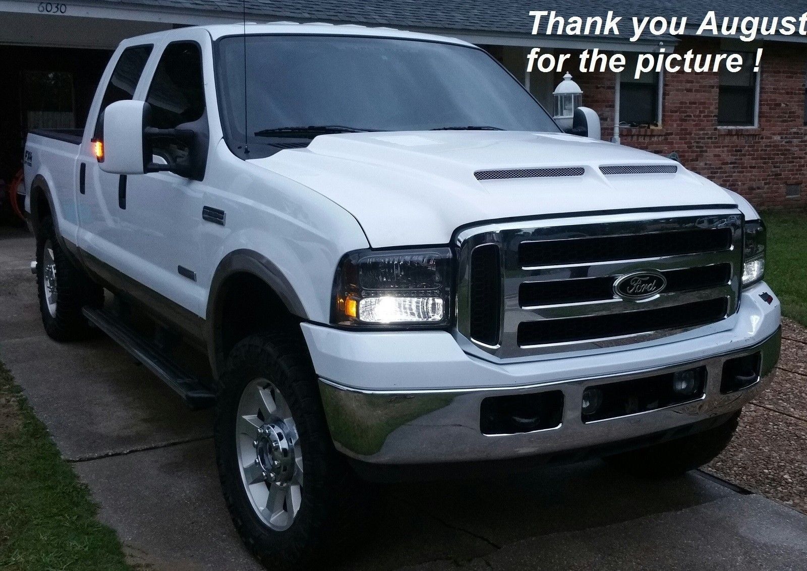 Ford F-250 1999-2007 Super Duty Type-E Style Functional Ram Air Cooling Hood